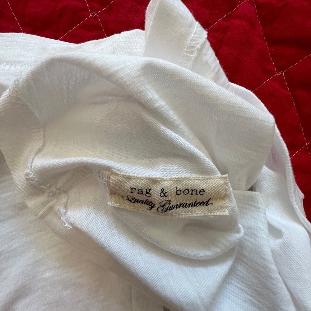 Rag & Bone Tee, The Slub Tee, White, M - NWT - Picture 8 of 8